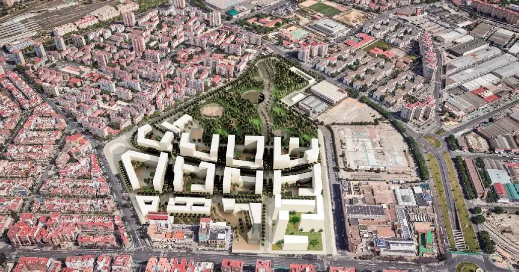  Plano de Ordenaci&oacute;n de la zona de la Cruz del Campo. - GUMA 
