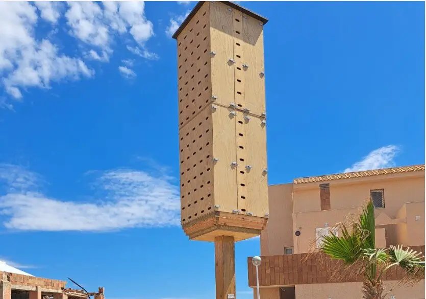  Torre artificial para aves en el Mar Menor. - MJF 