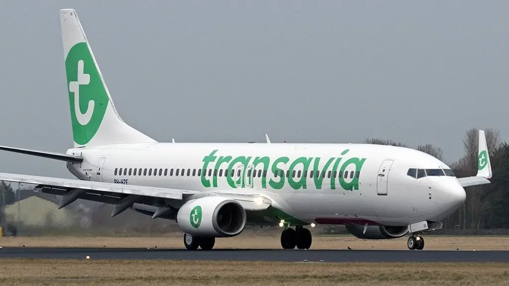  Un avi&oacute;n de la aerol&iacute;nea Transavia. |Archivo/EP 