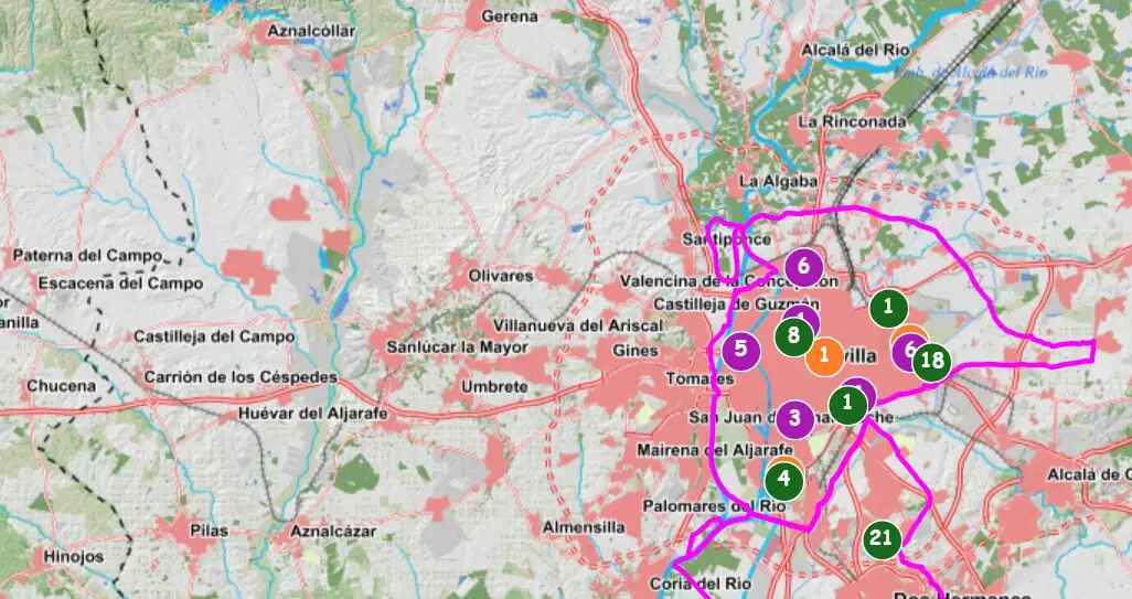  Los suelos disponibles en Sevilla capital y su &aacute;rea metropolitana. | Junta 