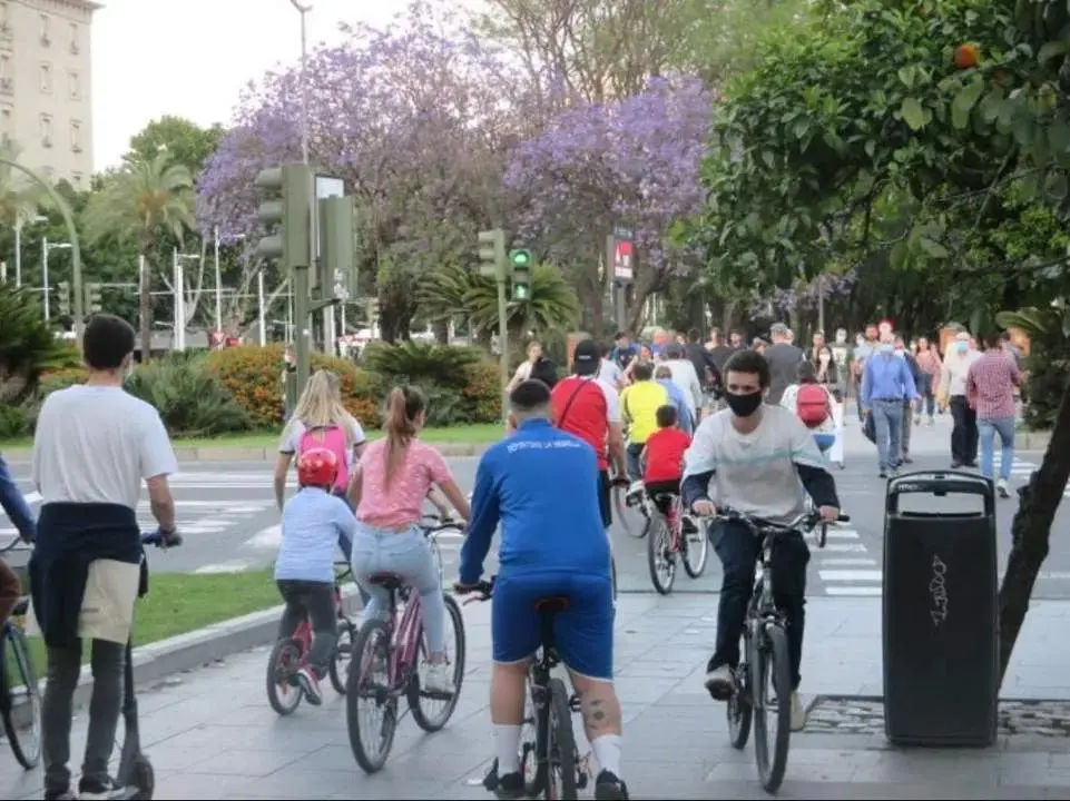Carril bici en Sevilla. | Archivo