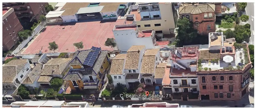  La vivienda de Beatriz de Suabia. | googlemaps 