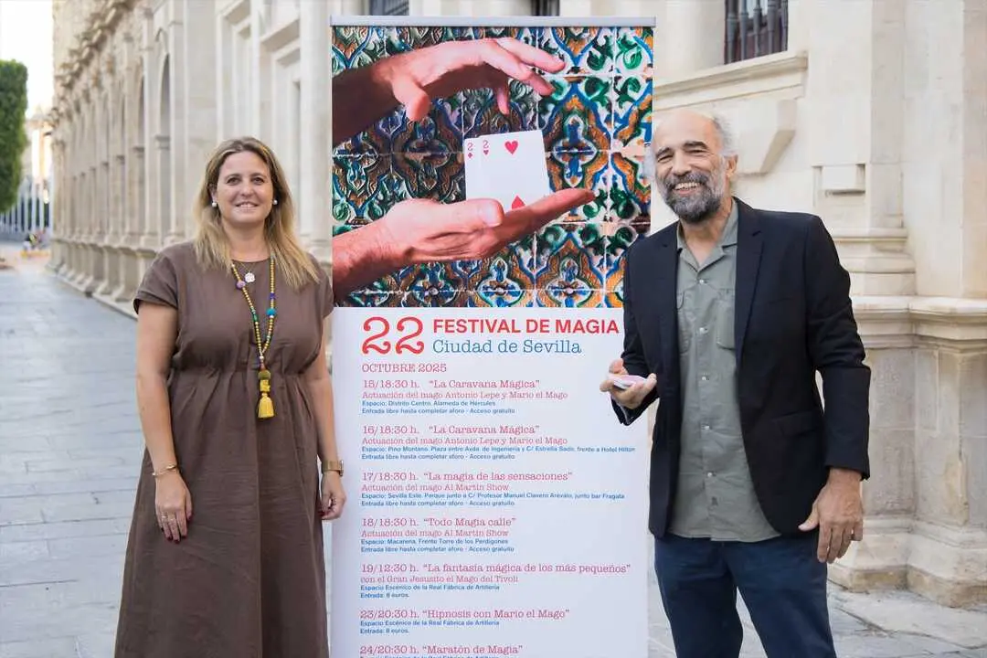  Presentaci&oacute;n de la nueva edici&oacute;n del Festival de Magia ciudad de Sevilla, con la delegada de Cultura, Angie Moreno | AYUNTAMIENTO DE SEVILLA 