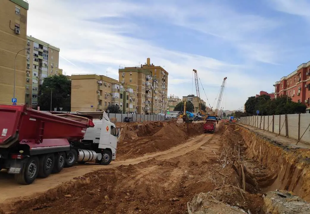  Las obras por Pino Montano. | JUNTA 