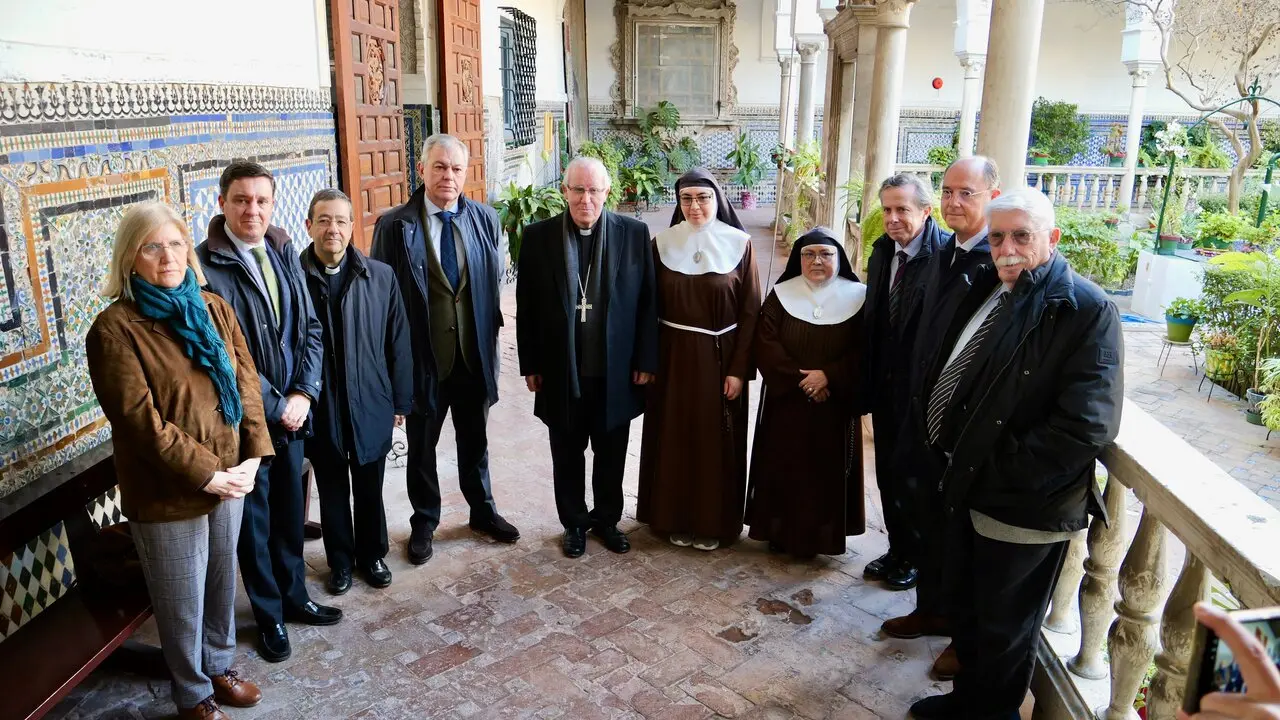  En la visita al convento de Santa In&eacute;s. | AYUNTAMIENTO 