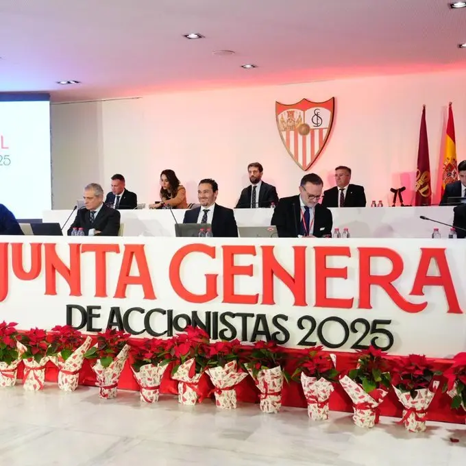  Junta General de Accionistas 2025 del Sevilla F&uacute;tbol Club. | SFC. 