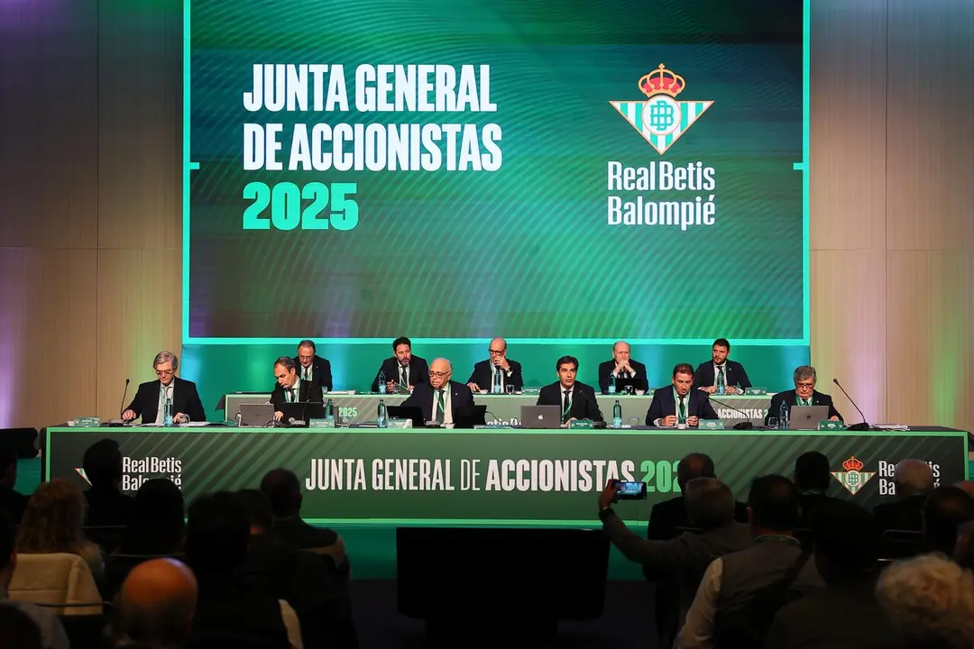  Junta General de Accionistas 2025 del Real Betis Balompi&eacute;. | RBB. 