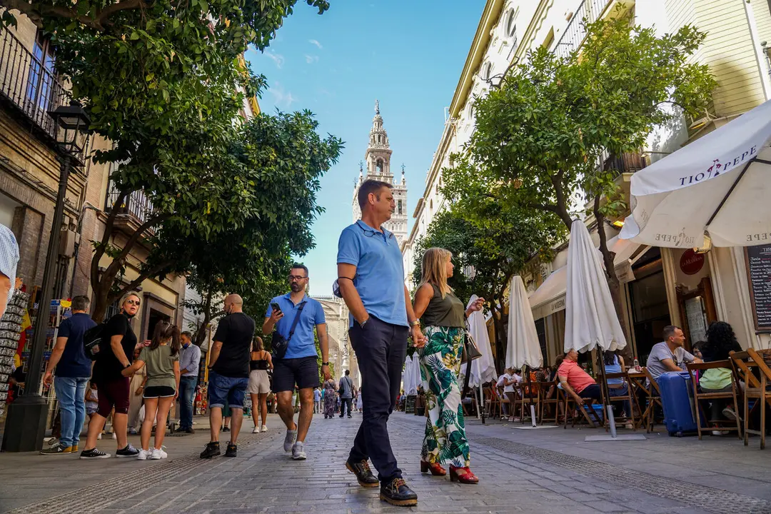  Turistas en Sevilla. | Archivo 