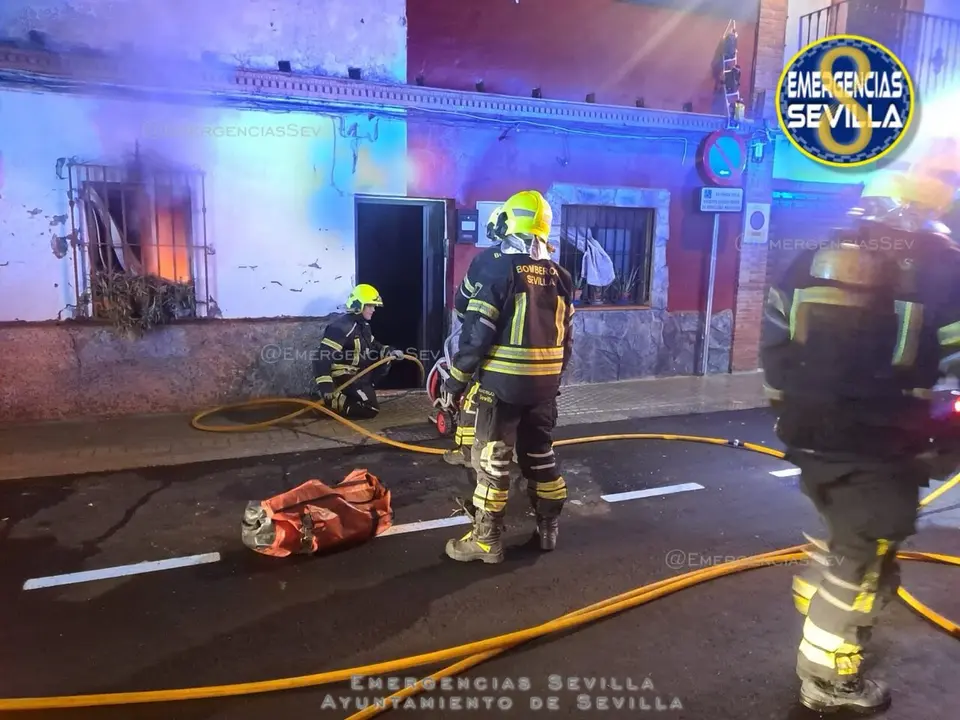  El incendio de la vivienda. | EmergenciasSev 