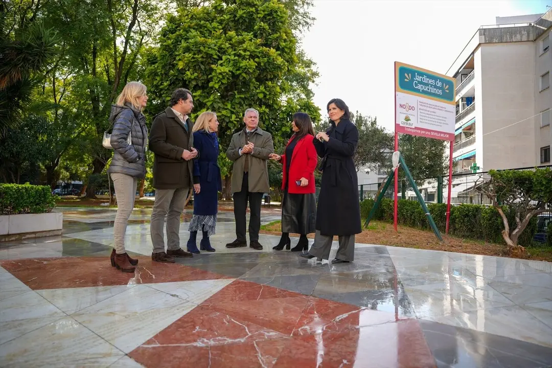  El alcalde de Sevilla, Jos&eacute; Luis Sanz, visita el Jard&iacute;n de Capuchinos | AYTO DE SEVILLA 