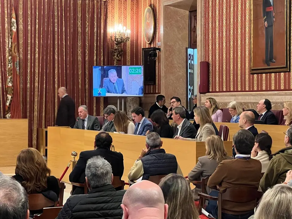  Jos&eacute; Luis Sanz interviene en el Pleno. | CT 