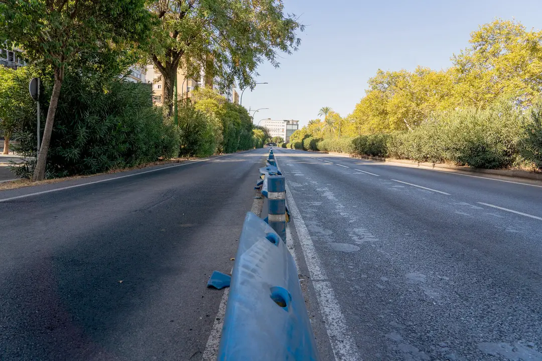  Separadores del carril bus en la avenida de Kansas City | Francisco J. Olmo / Europa Press 