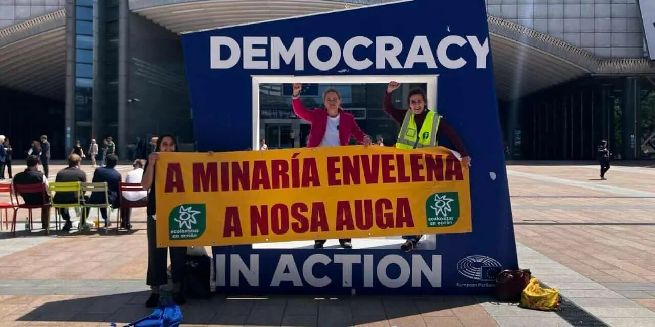  Protestas contra la miner&iacute;a en Bruselas. | EeA 