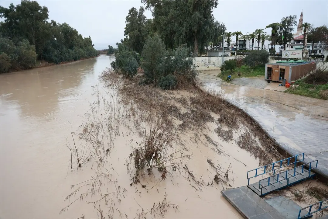 Situaci&oacute;n del r&iacute;o Genil en &Eacute;cija (Sevilla) |&nbsp;E.P. 