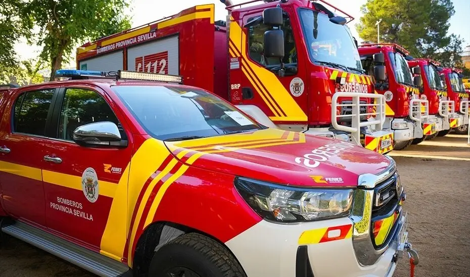  Bomberos de la Diputaci&oacute;n de Sevilla. | EP. 