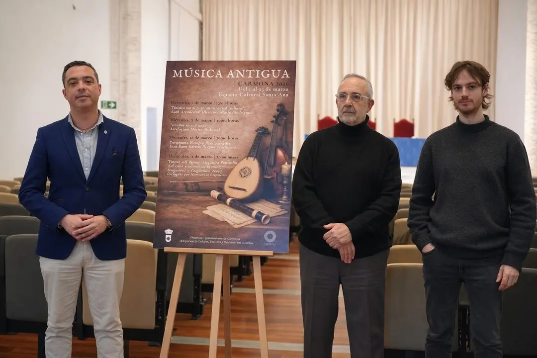  Presentaci&oacute;n del nuevo ciclo de m&uacute;sica antigua | AYTO DE CARMONA 