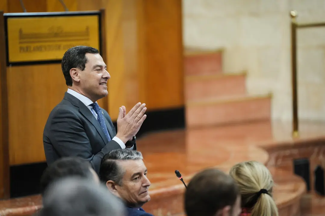  El presidente de la Junta de Andaluc&iacute;a, Juanma Moreno. | Europa Press. 