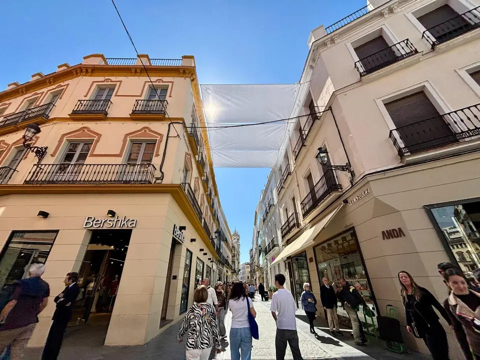  Las zonas de sombra en el centro hist&oacute;rico de Sevilla ser&aacute;n m&aacute;s este verano. | AYTO. 