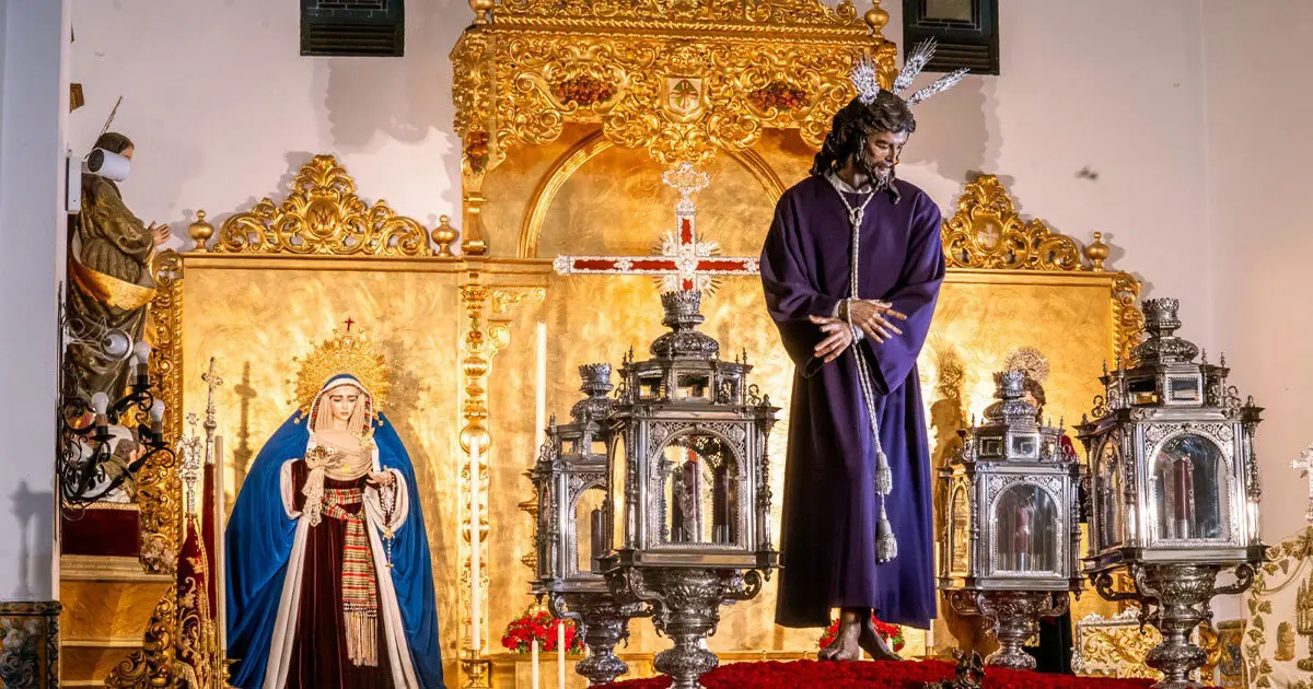 Señor del Soberano Poder preparado para su Vía Crucis | HERMANDAD DE SAN GONZALO 