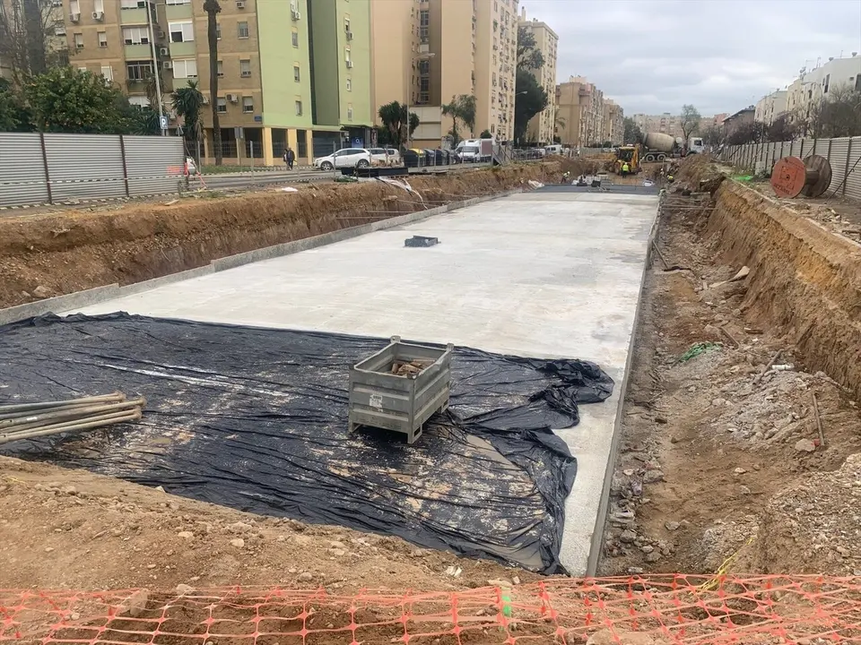  Obras de la L&iacute;nea 3 del metro de Sevilla. 