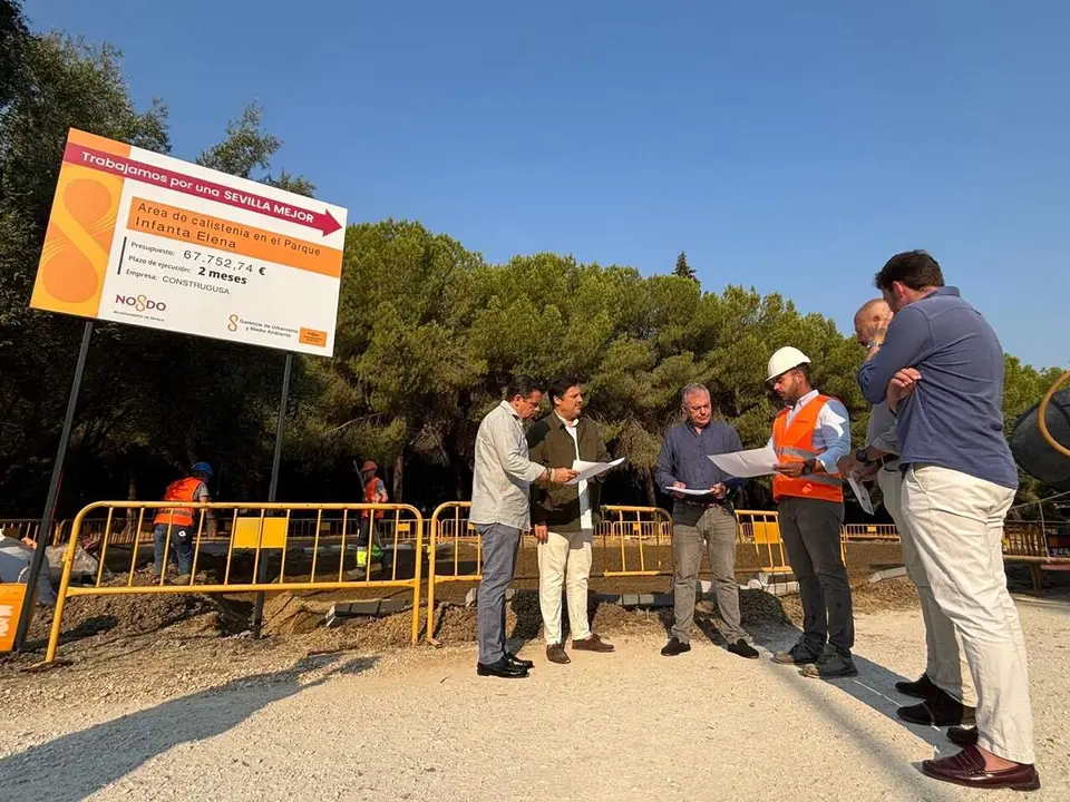 En la visita al parque Infanta Elena. | AYTO 