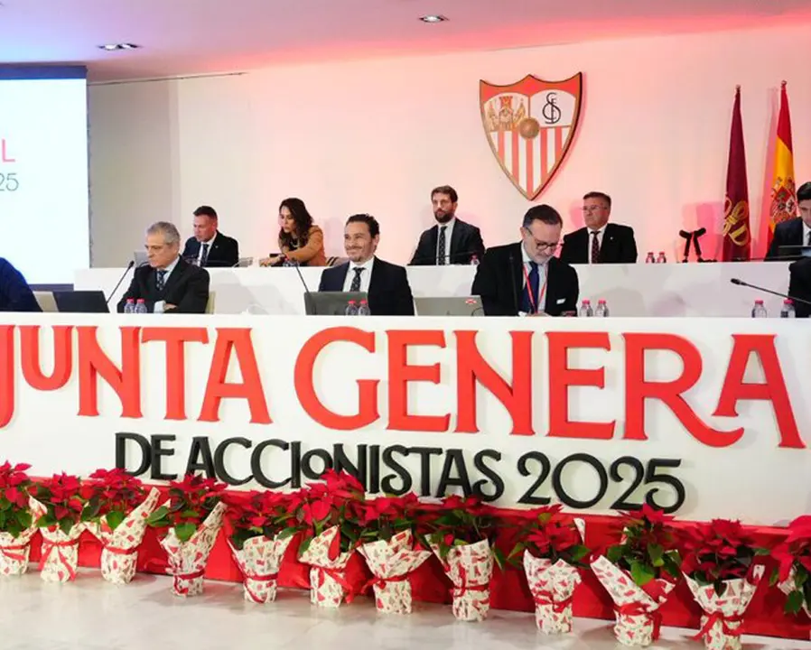  Junta General de Accionistas 2025 del Sevilla F&uacute;tbol Club. | Archivo/SFC 