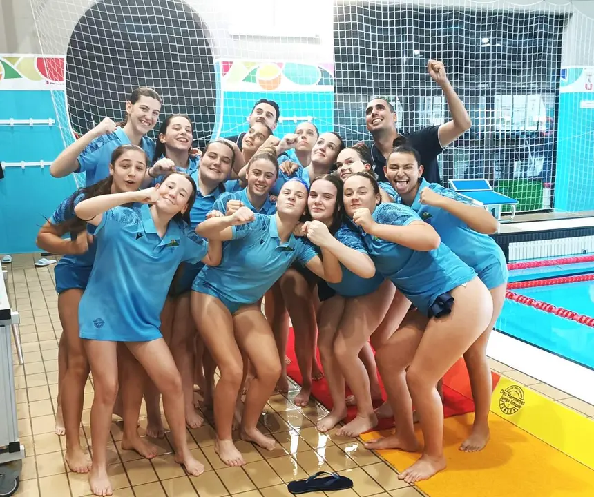  Equipo cadete femenino del Club Waterpolo Dos Hermanas PQS. | PQS 