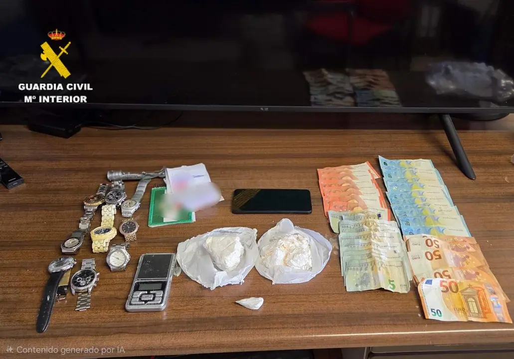  Objetos requisados en la operaci&oacute;n de Los Palacios y Villafranca (Sevilla). | DGGC 