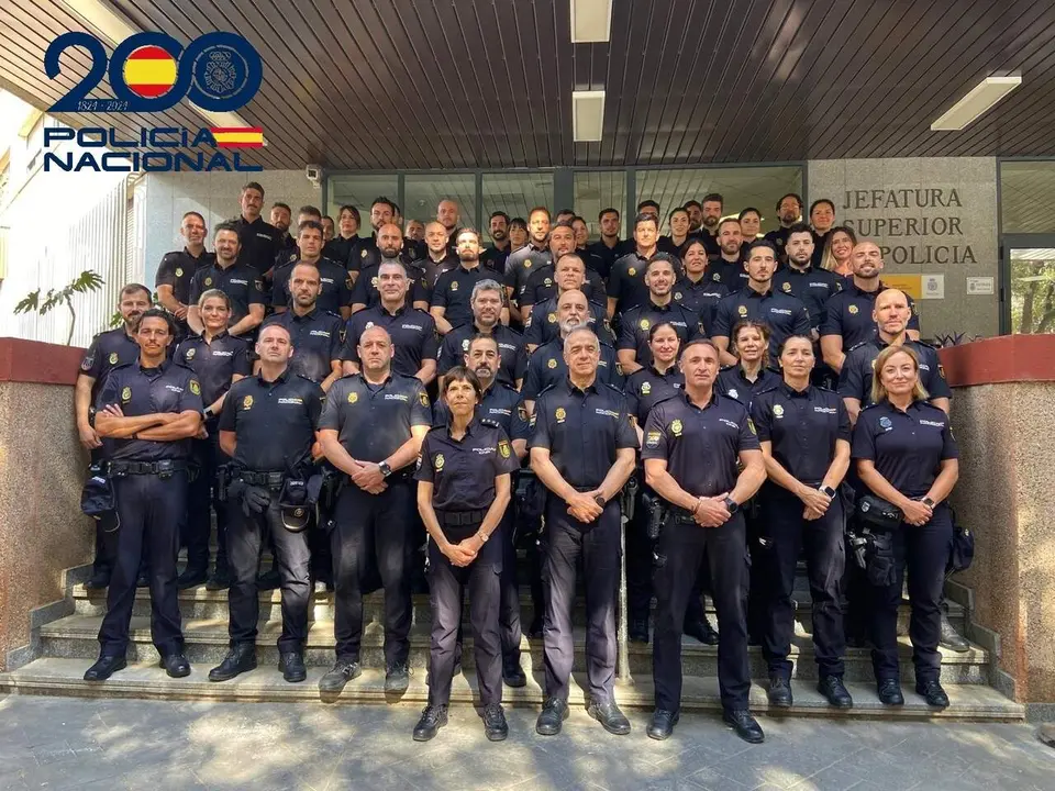  Plantilla de la Polic&iacute;a Nacional de Sevilla. | CNP 