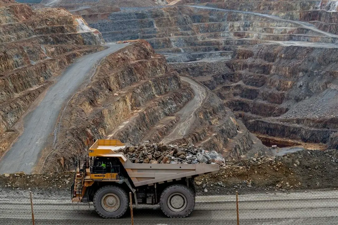  Cami&oacute;n trabajando en la mina de Riotinto. | EP 