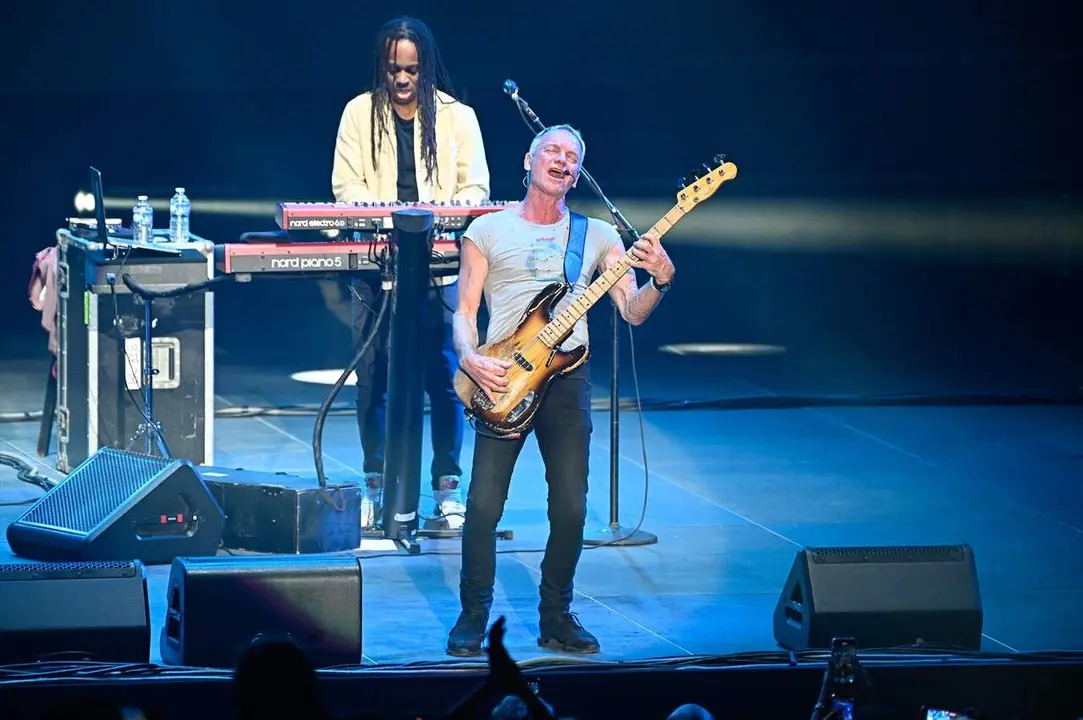  Sting en concierto en imagen de archivo. | EP 