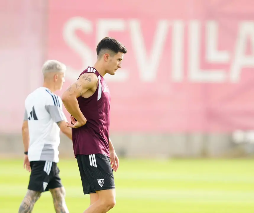  Andr&eacute;s Castr&iacute;n vuelve a los entrenamientos del Sevilla F&uacute;tbol Club. | SFC 
