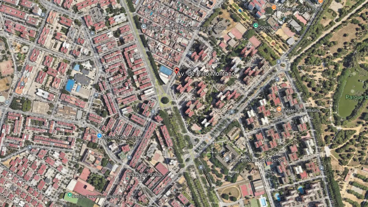Vista general de Pino Montano | Google Maps