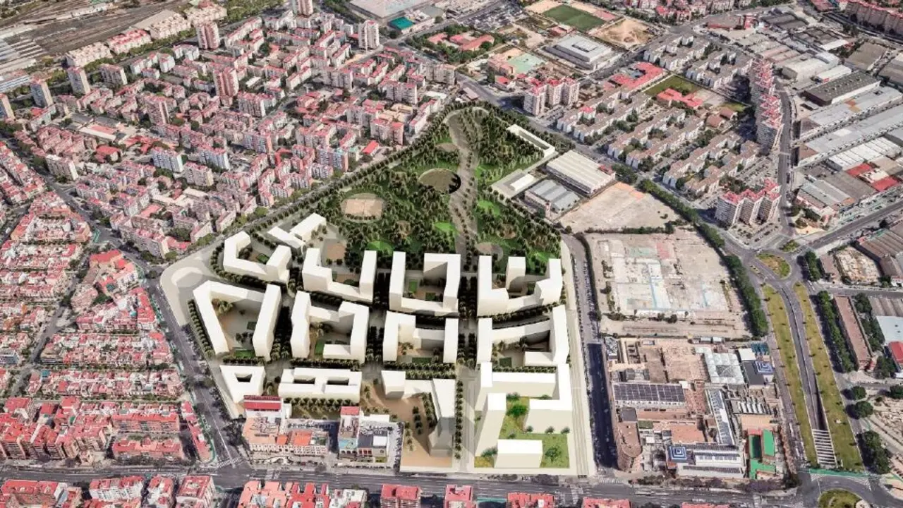  Plano de Ordenaci&oacute;n de la zona de la Cruz del Campo. - GUMA 
