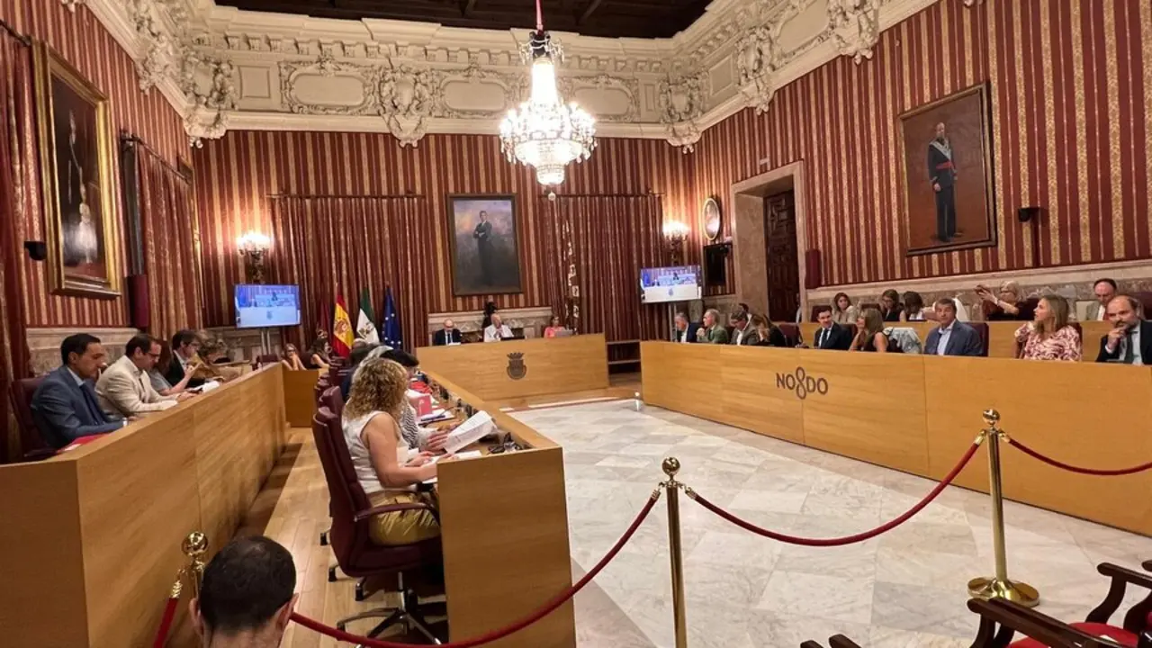  Un momento del Pleno municipal. | C. T. 