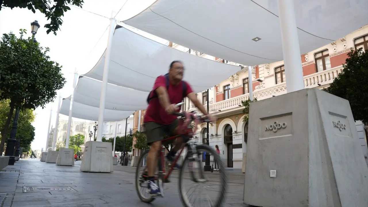  Los toldos de la Avenida de la Constituci&oacute;n. | EP 