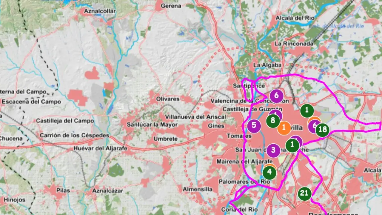  Los suelos disponibles en Sevilla capital y su &aacute;rea metropolitana. | Junta 