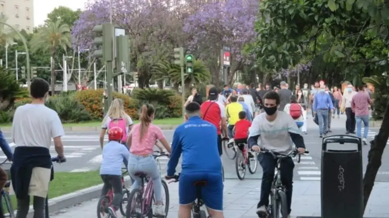 Carril bici en Sevilla. | Archivo