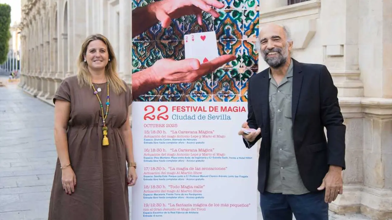  Presentaci&oacute;n de la nueva edici&oacute;n del Festival de Magia ciudad de Sevilla, con la delegada de Cultura, Angie Moreno | AYUNTAMIENTO DE SEVILLA 