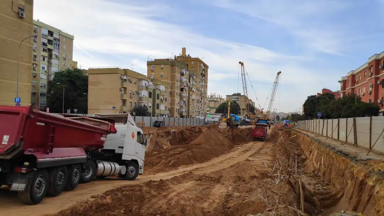  Las obras por Pino Montano. | JUNTA 