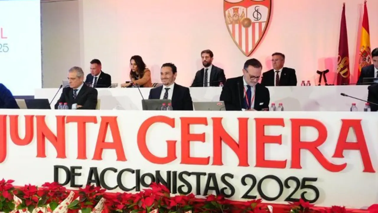  Junta General de Accionistas 2025 del Sevilla F&uacute;tbol Club. | SFC. 