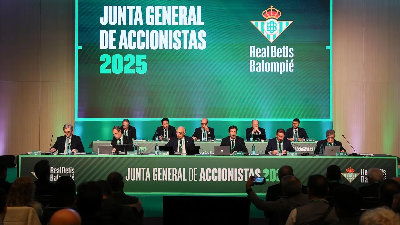  Junta General de Accionistas 2025 del Real Betis Balompi&eacute;. | RBB. 