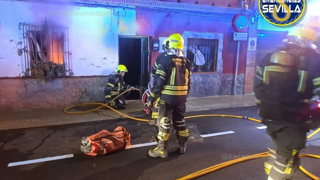  El incendio de la vivienda. | EmergenciasSev 