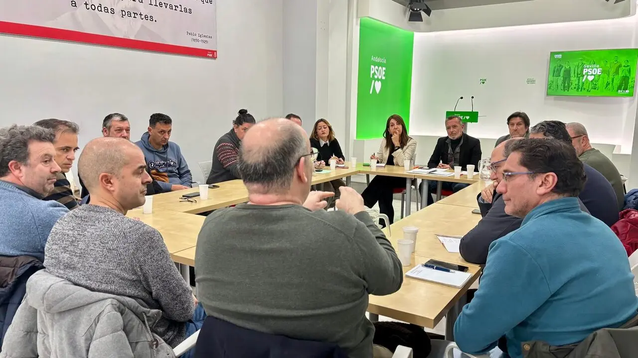  Reuni&oacute;n del PSOE de Sevilla con sindicatos y el comit&eacute; de empresa de Ayesa. | PSOE SEVILLA 