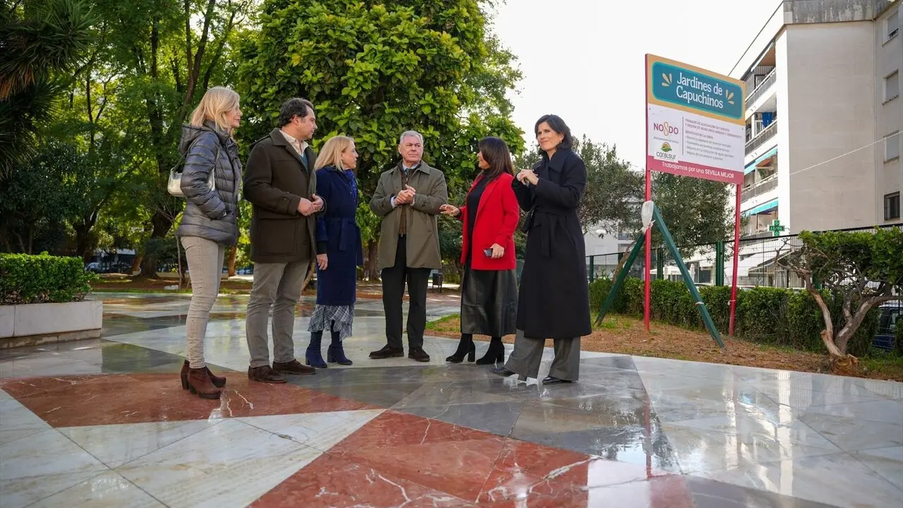  El alcalde de Sevilla, Jos&eacute; Luis Sanz, visita el Jard&iacute;n de Capuchinos | AYTO DE SEVILLA 