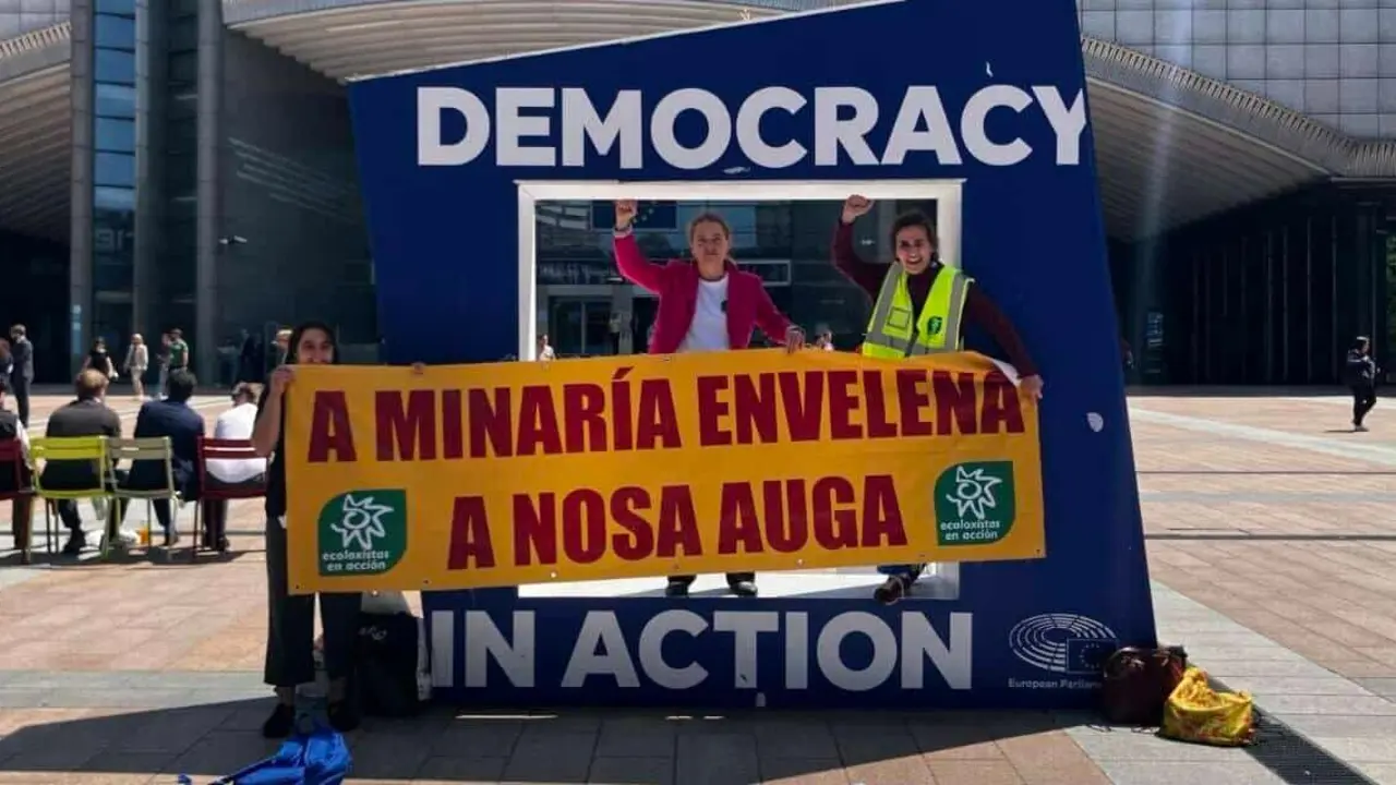  Protestas contra la miner&iacute;a en Bruselas. | EeA 