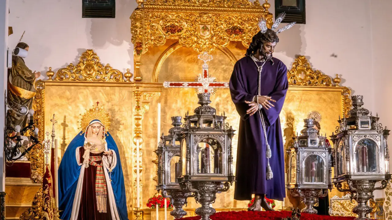  Señor del Soberano Poder preparado para su Vía Crucis | HERMANDAD DE SAN GONZALO 