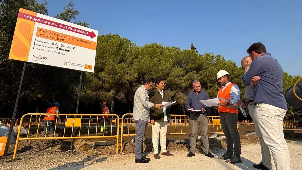  En la visita al parque Infanta Elena. | AYTO 