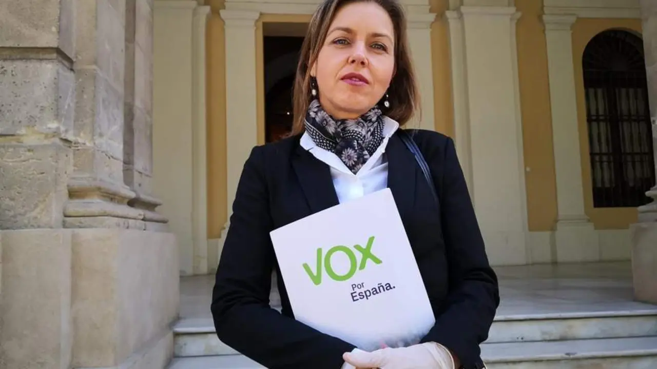  La portavoz de VOX en el Ayuntamiento de Sevilla, Cristina Pel&aacute;ez. - VOX  