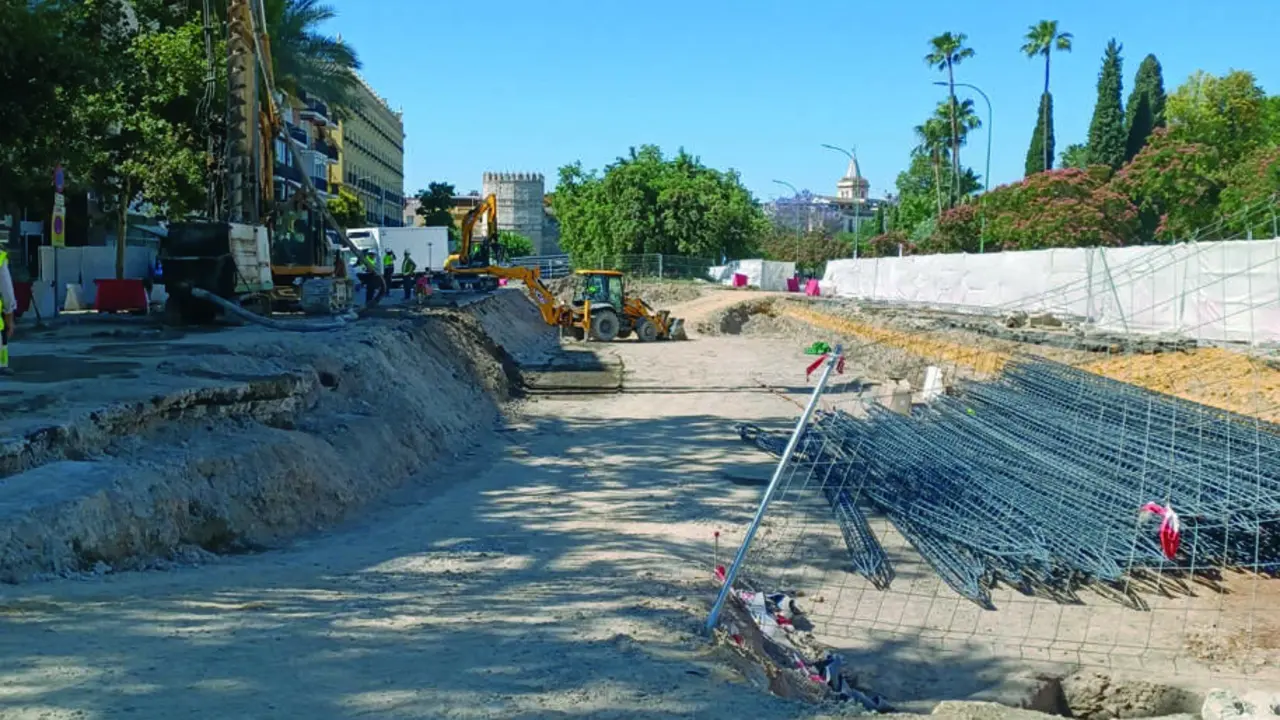 Im&aacute;genes de las obras de la L&iacute;nea 3 Norte del Metro de Sevilla. | VIVA Sevilla 